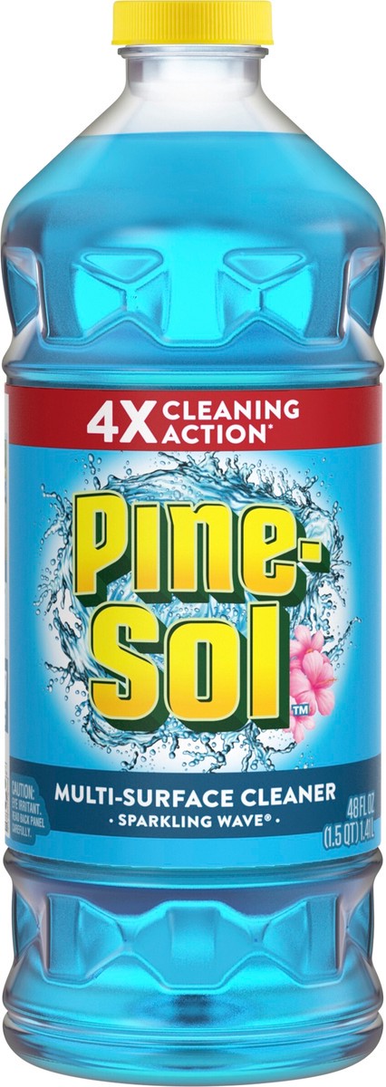 slide 7 of 7, Pine-Sol Sparkling Wave Multi-Surface Cleaner 48 fl oz, 48 oz