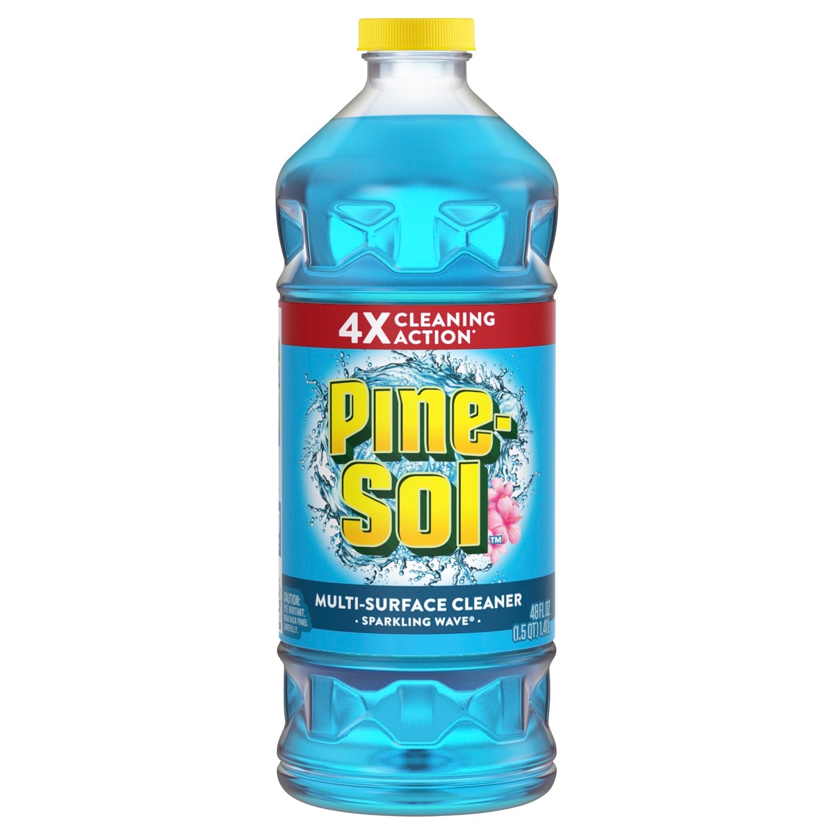 slide 1 of 7, Pine-Sol Sparkling Wave Multi-Surface Cleaner 48 fl oz, 48 oz