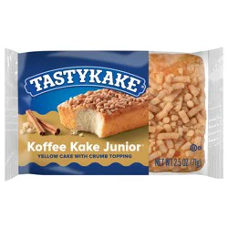 Tastykake Koffee Kake Junior, Individually Wrapped Coffee Cake Snack Cakes, 2.5 oz