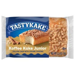 Tastykake Koffee Kake Junior, Individually Wrapped Coffee Cake Snack Cakes, 2.5 oz