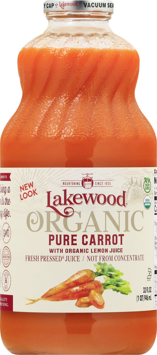 slide 7 of 13, Lakewood Organic Pure Carrot Pressed Juice - 32 oz, 32 oz