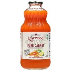 Lakewood Organic Pure Carrot Pressed Juice - 32 oz