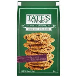 Tate's Bake Shop Oatmeal Raisin Cookies, 7 oz