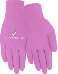 Red Steer Glove Company Flowertouch Foam Latex Women's Gloves - Pink