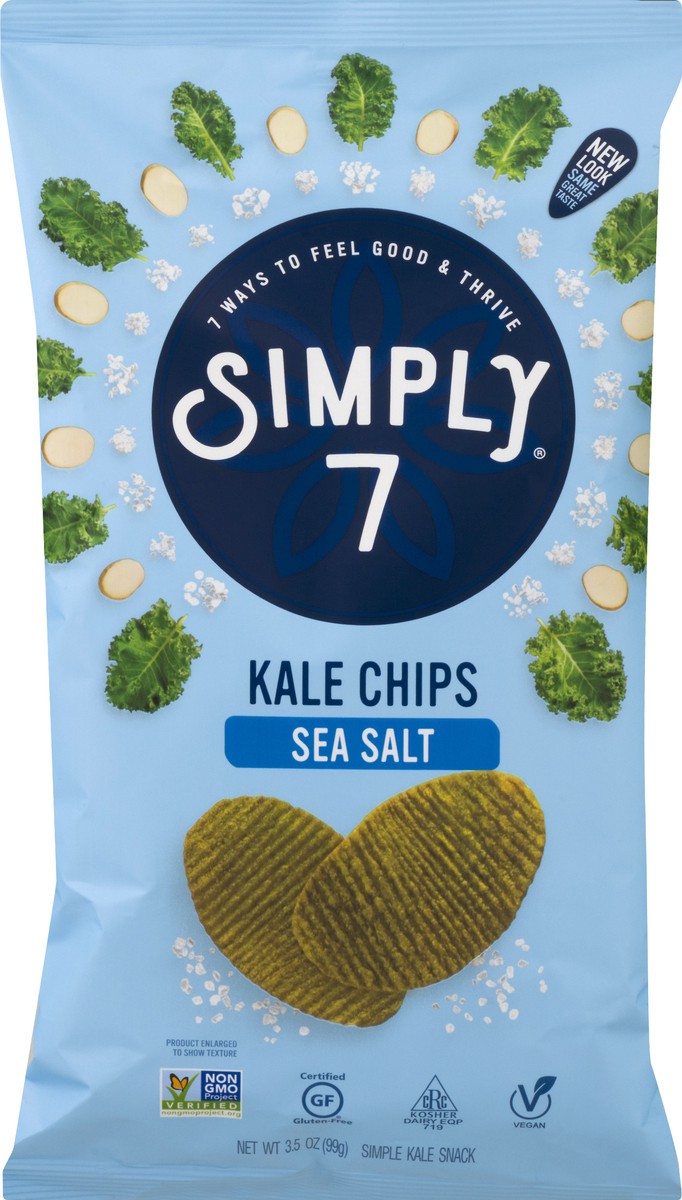 slide 6 of 13, Simply7 Sea Salt Kale Chips 3.5 oz, 3.5 oz