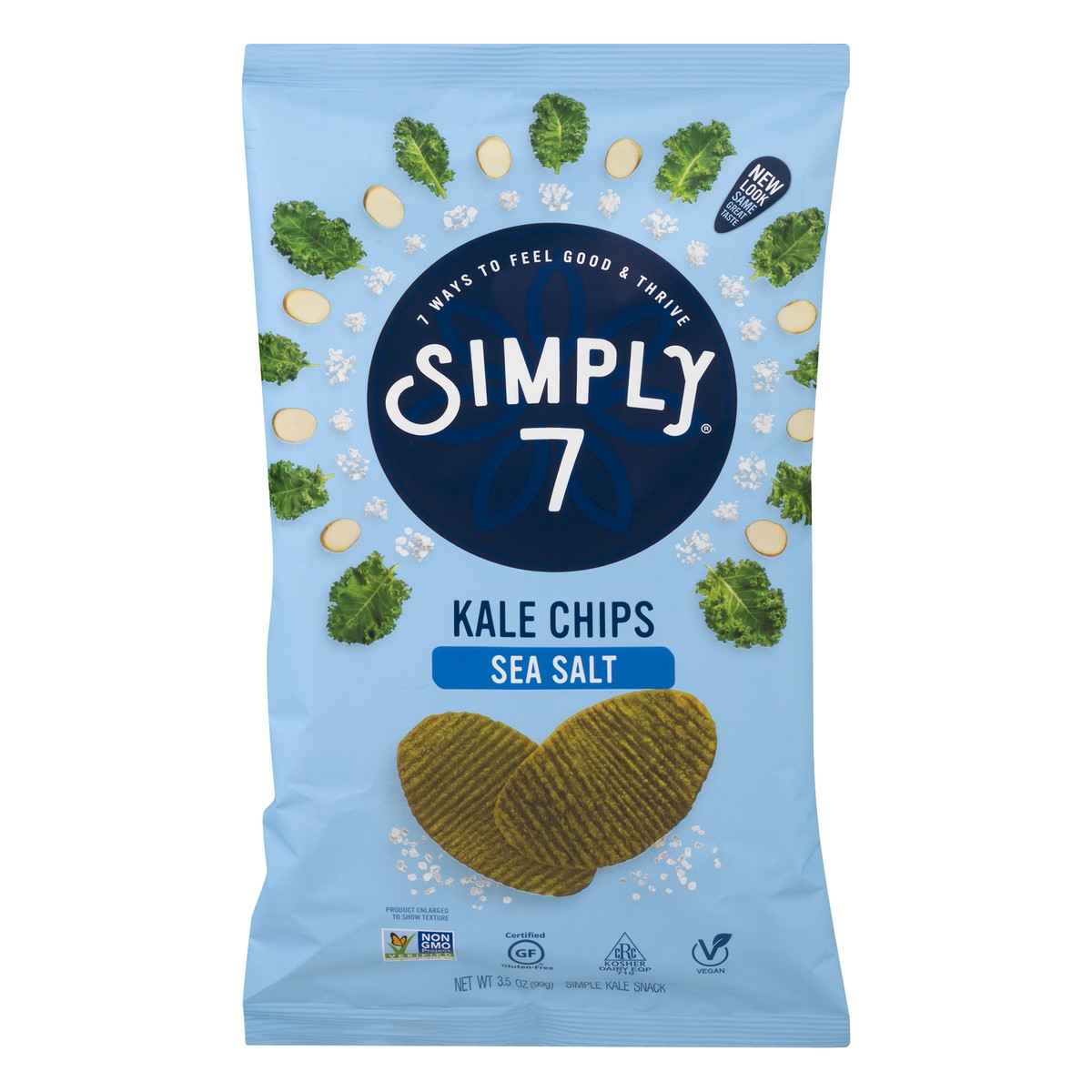 slide 10 of 13, Simply7 Sea Salt Kale Chips 3.5 oz, 3.5 oz