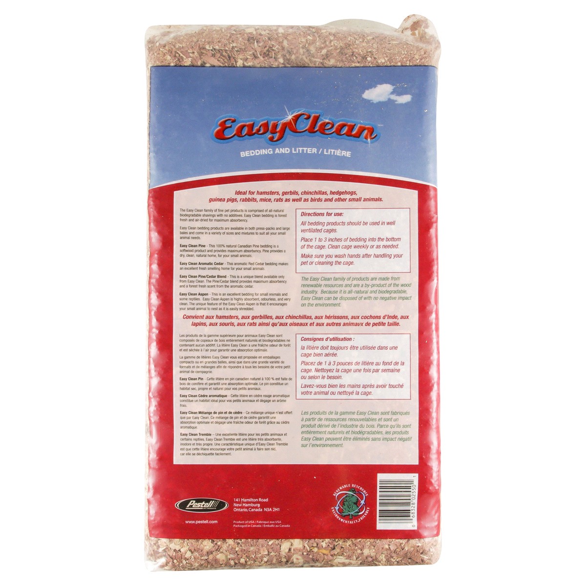slide 2 of 2, Pestell Easy-Clean Cedar Bedding, 20 liter