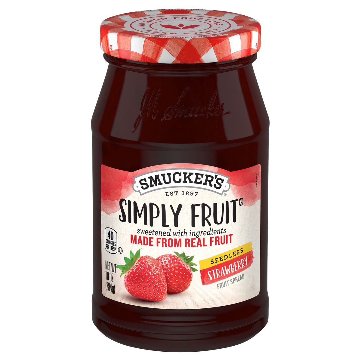 slide 1 of 7, Smucker's Simply Fruit Strawberry Seedless Spreadable Fruit - 10oz, 10 oz