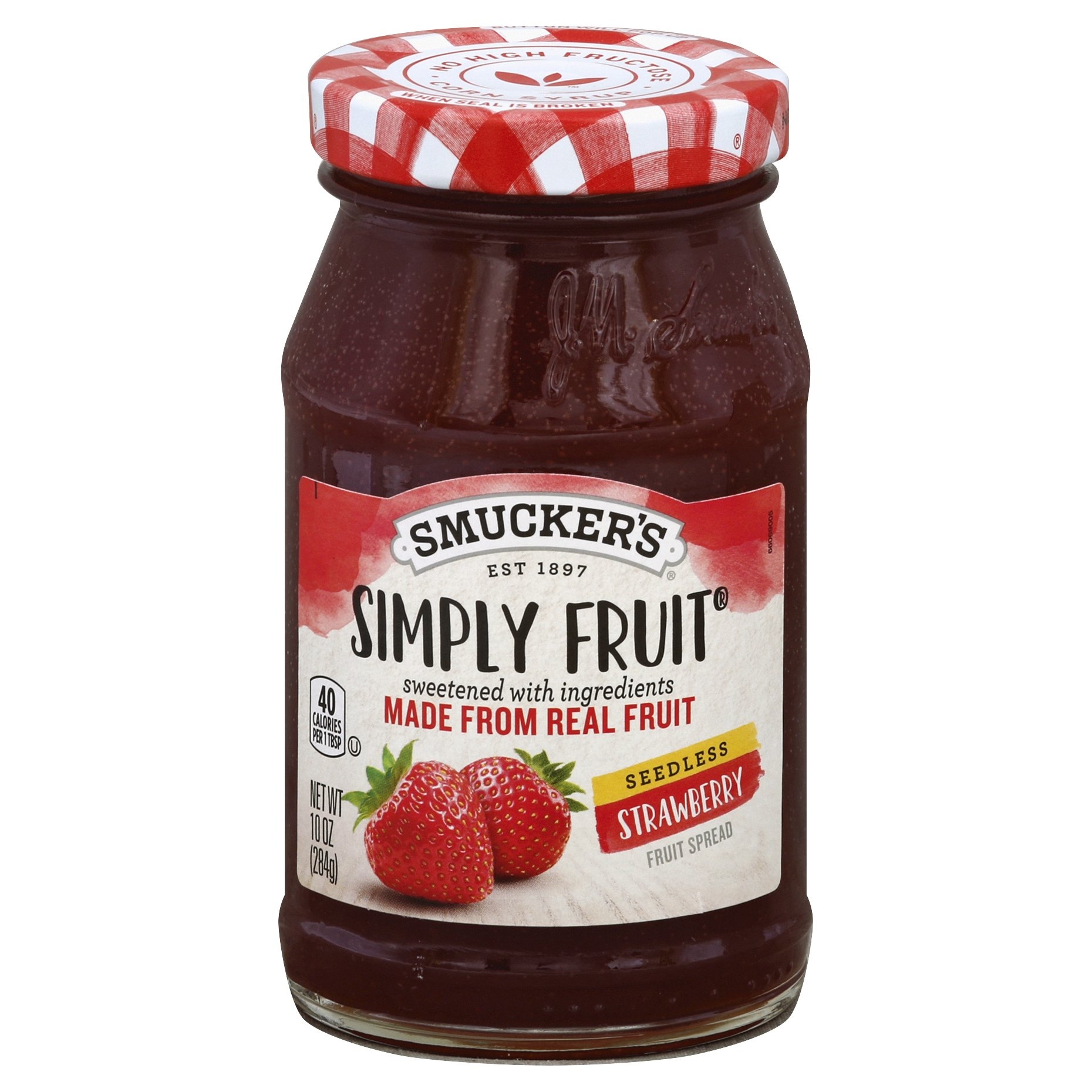 Smucker's Simply Fruit Strawberry Seedless Spreadable Fruit 10 Oz | Shipt