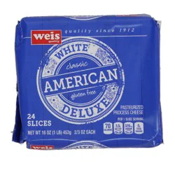 Weis Quality White American Deluxe Single Cheese