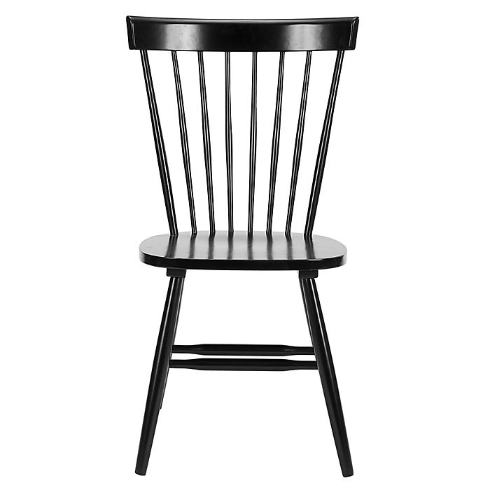 slide 2 of 4, Safavieh Parker Spindle Side Chairs - Black, 2 ct