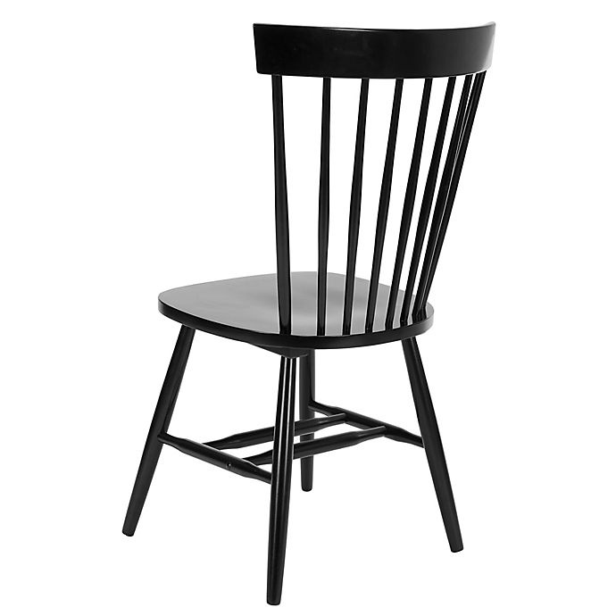 slide 3 of 4, Safavieh Parker Spindle Side Chairs - Black, 2 ct