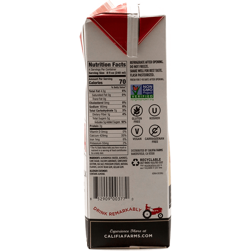 slide 3 of 3, Califia Farms Almond Milk Original Barista Blend,