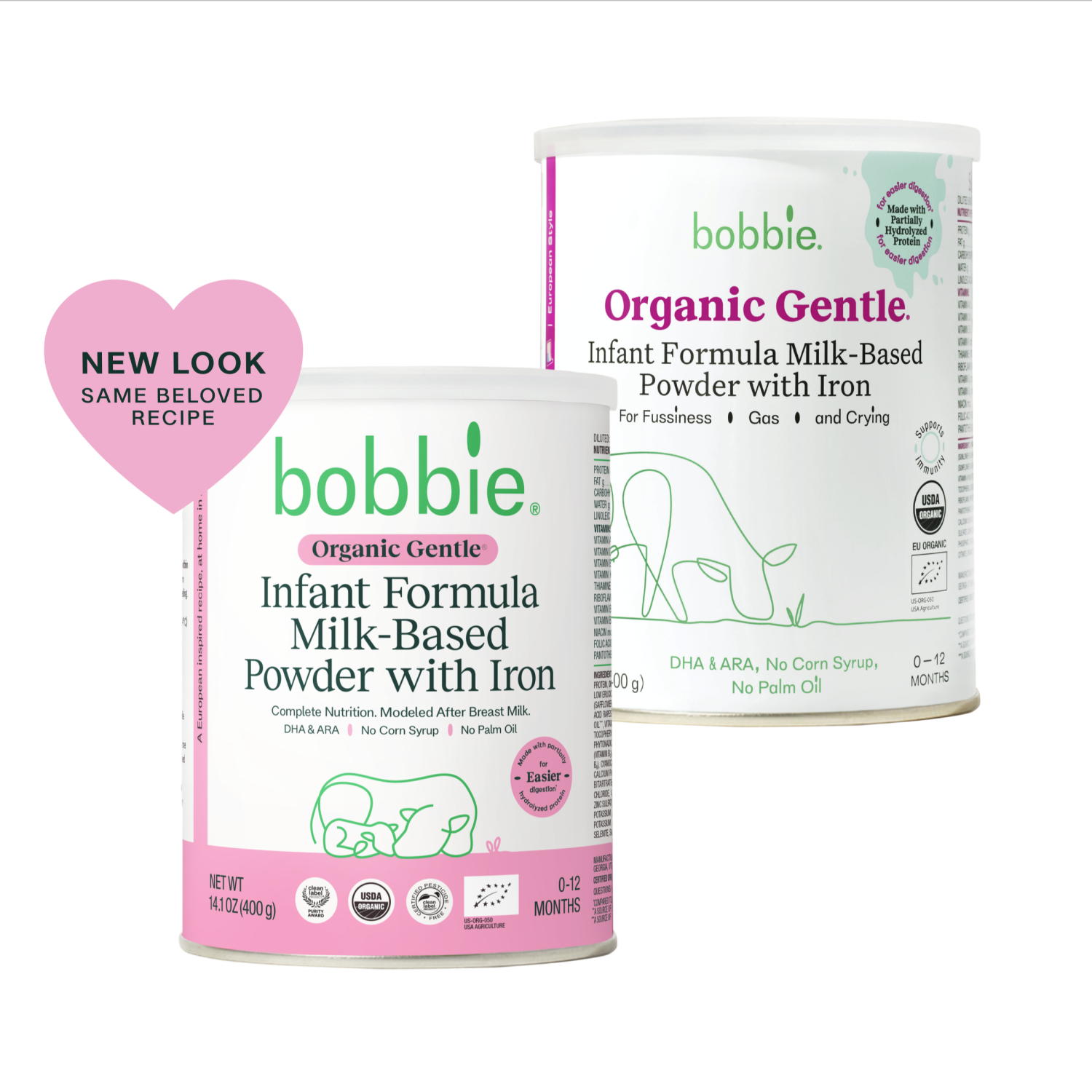 slide 5 of 8, Bobbie Organic Gentle Infant Formula 14.1 oz., 14.1 oz
