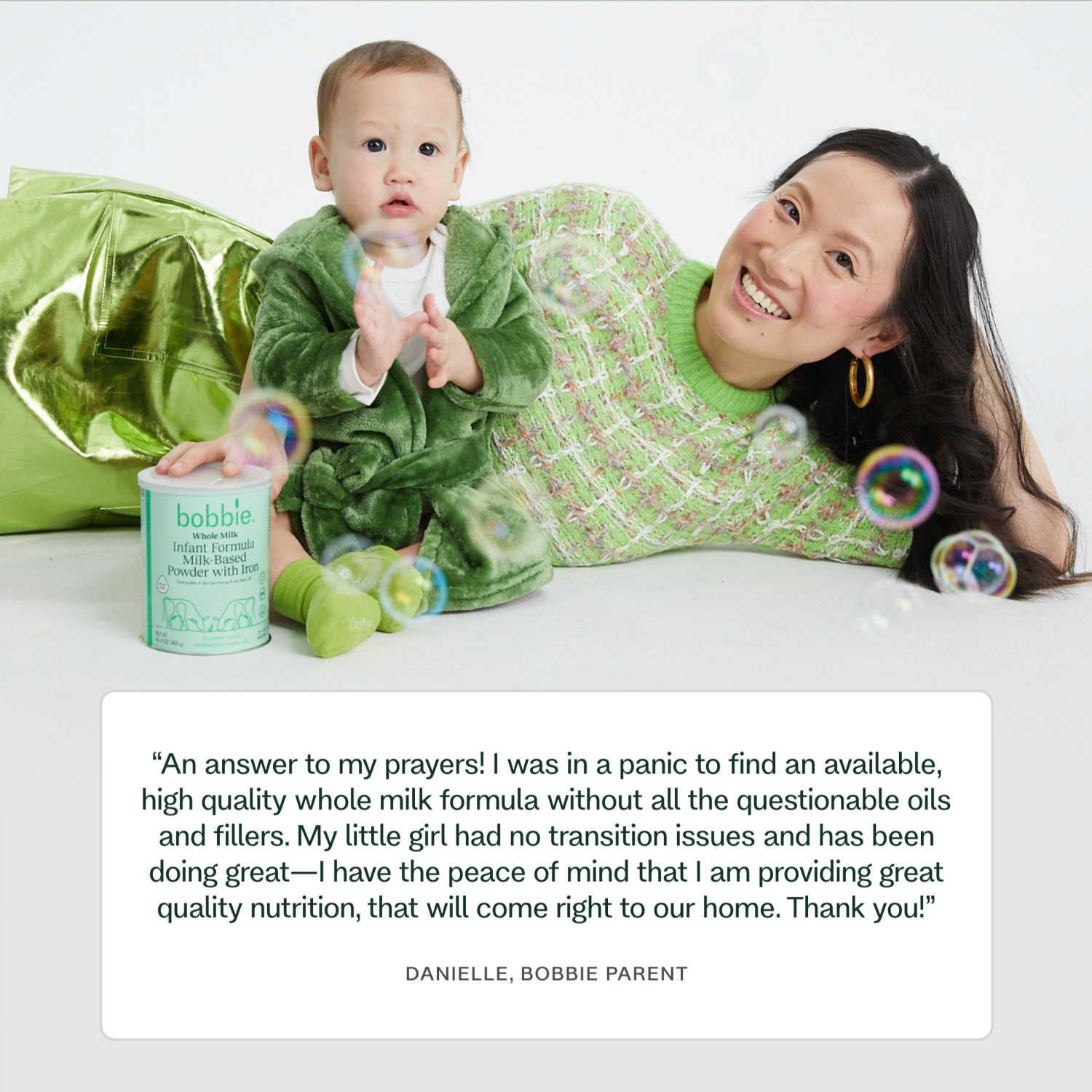 slide 6 of 8, Bobbie Grass Fed Whole Milk Infant Formula 14.1oz., 14.1 oz