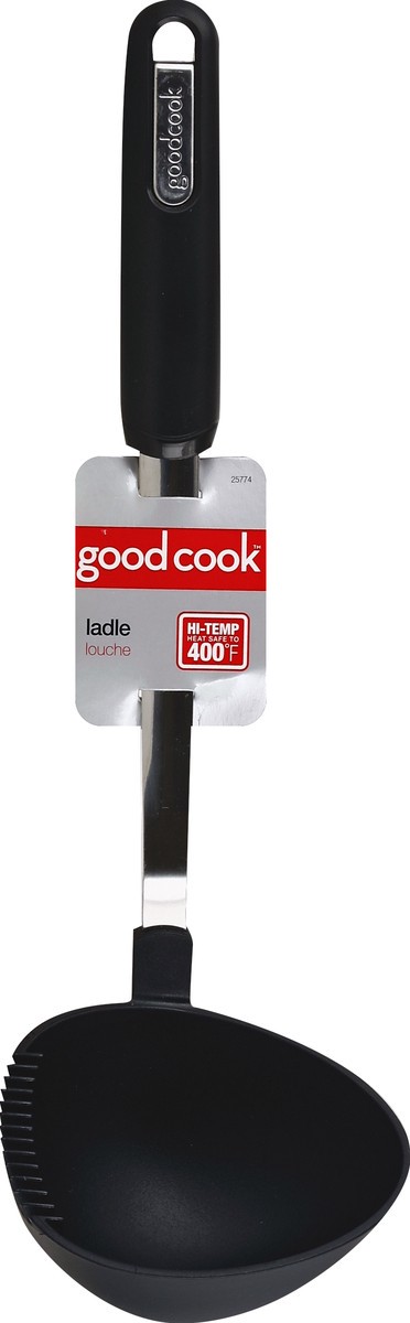 slide 3 of 3, Good Cook Nylon Black Ladle, 1 ct