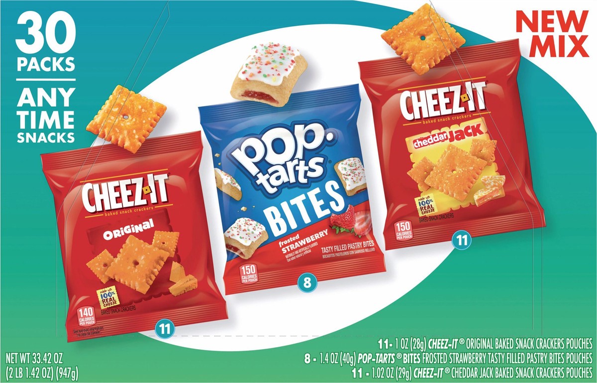 slide 13 of 13, Kellogg's Variety Pack Snacks, 30 ct