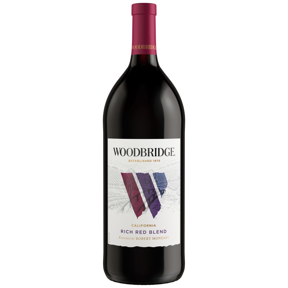 slide 1 of 7, Woodbridge by Robert Mondavi Rich Red Blend Red Wine, 1.5 L Bottle, 1.5 liter