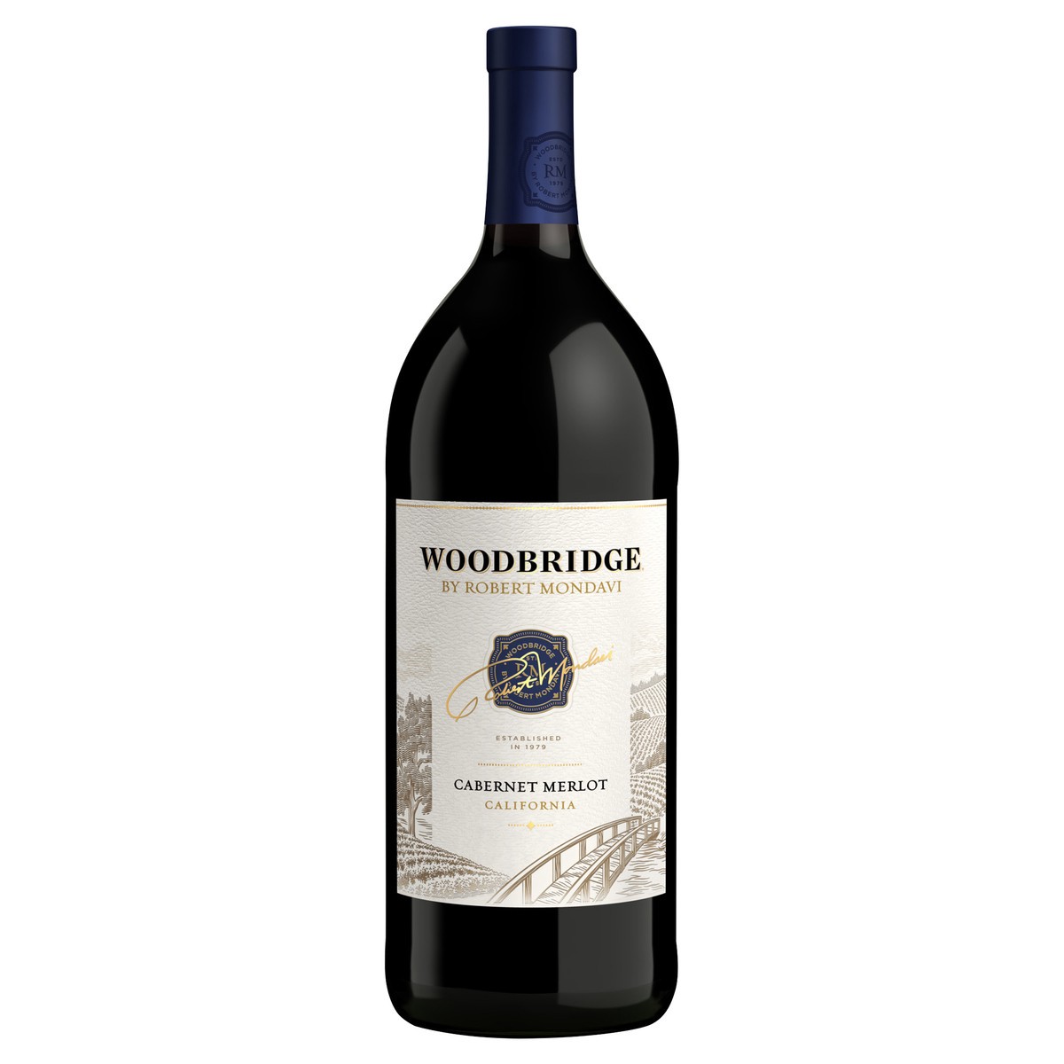 slide 1 of 7, Woodbridge by Robert Mondavi Cabernet Sauvignon Merlot Red Wine, 1.5 liter
