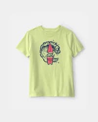 Carters Boys 'surf Central' Graphic Tee - Green Green XL