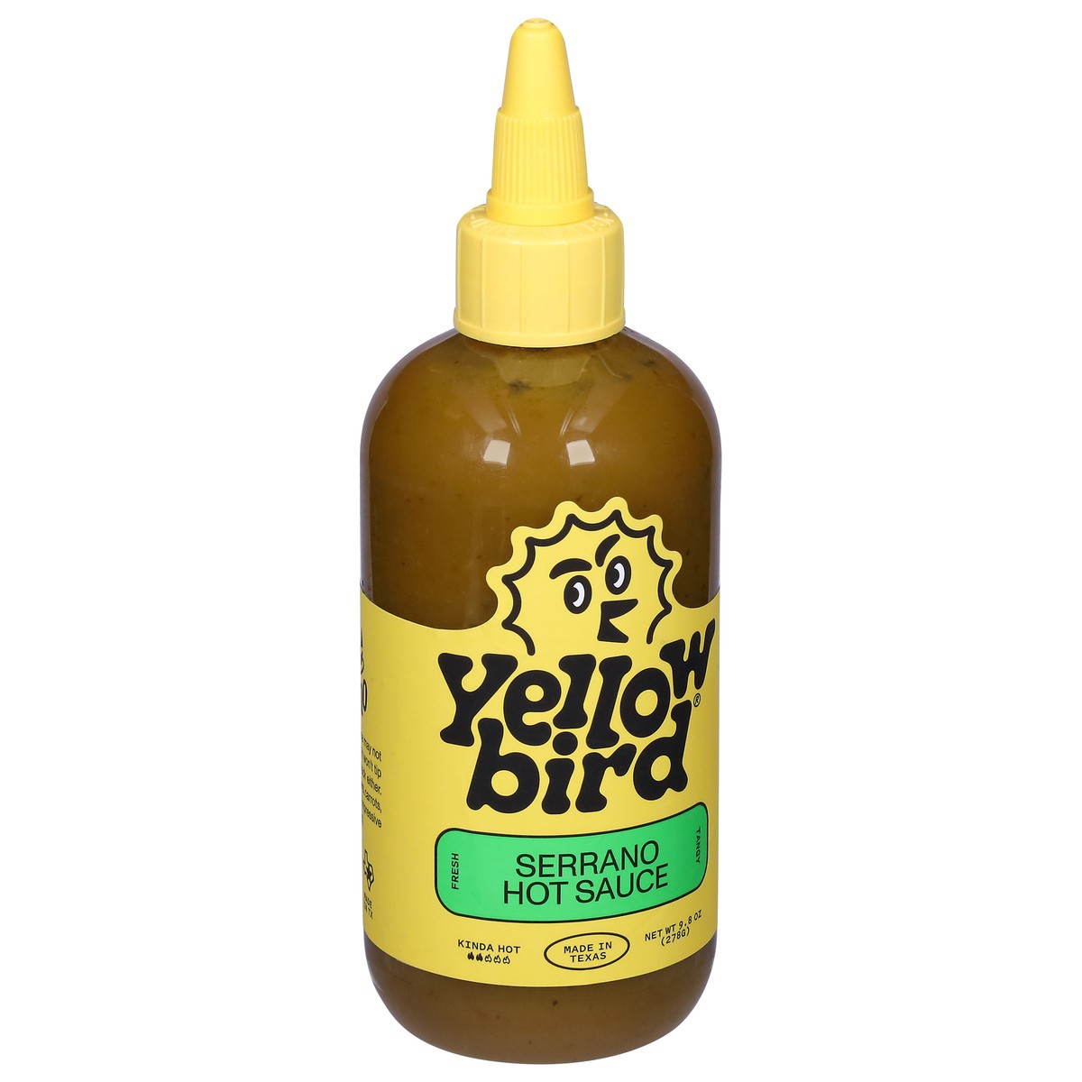 slide 2 of 9, Yellowbird Sauce Serrano Hot Sauce 9.8 oz, 9.8 oz