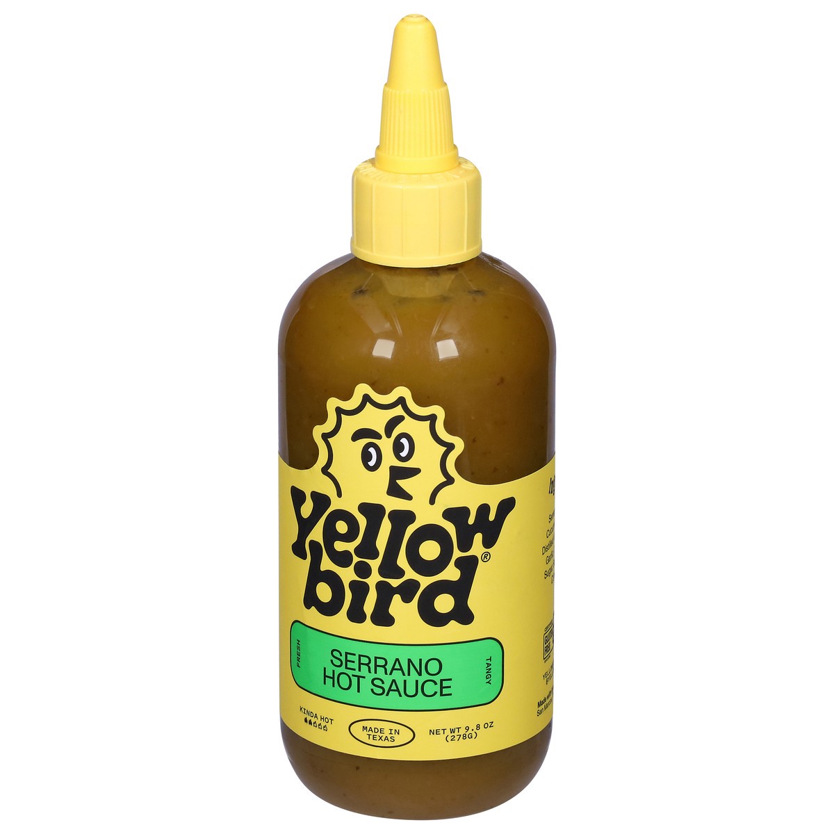 slide 3 of 9, Yellowbird Sauce Serrano Chili Condiment, 9.8 oz