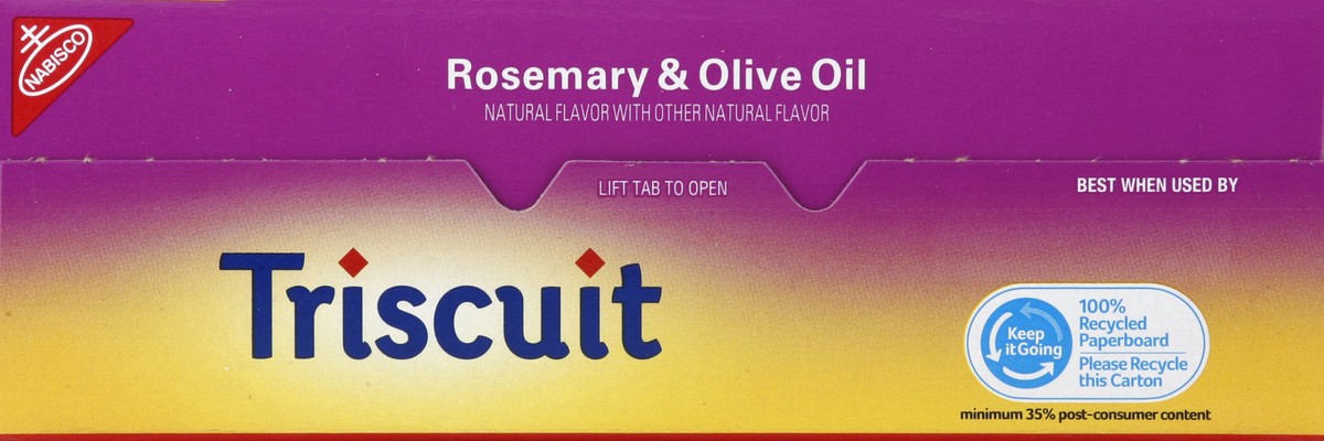 slide 2 of 4, Nabisco Triscuit Rosemary and Olive Oil Family Size Crackers, 13 oz