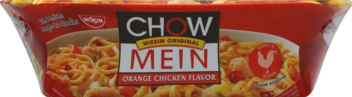 slide 4 of 6, Nissin Chow Mein Orange Chicken, 1 ct