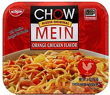 slide 1 of 6, Nissin Chow Mein Orange Chicken, 1 ct