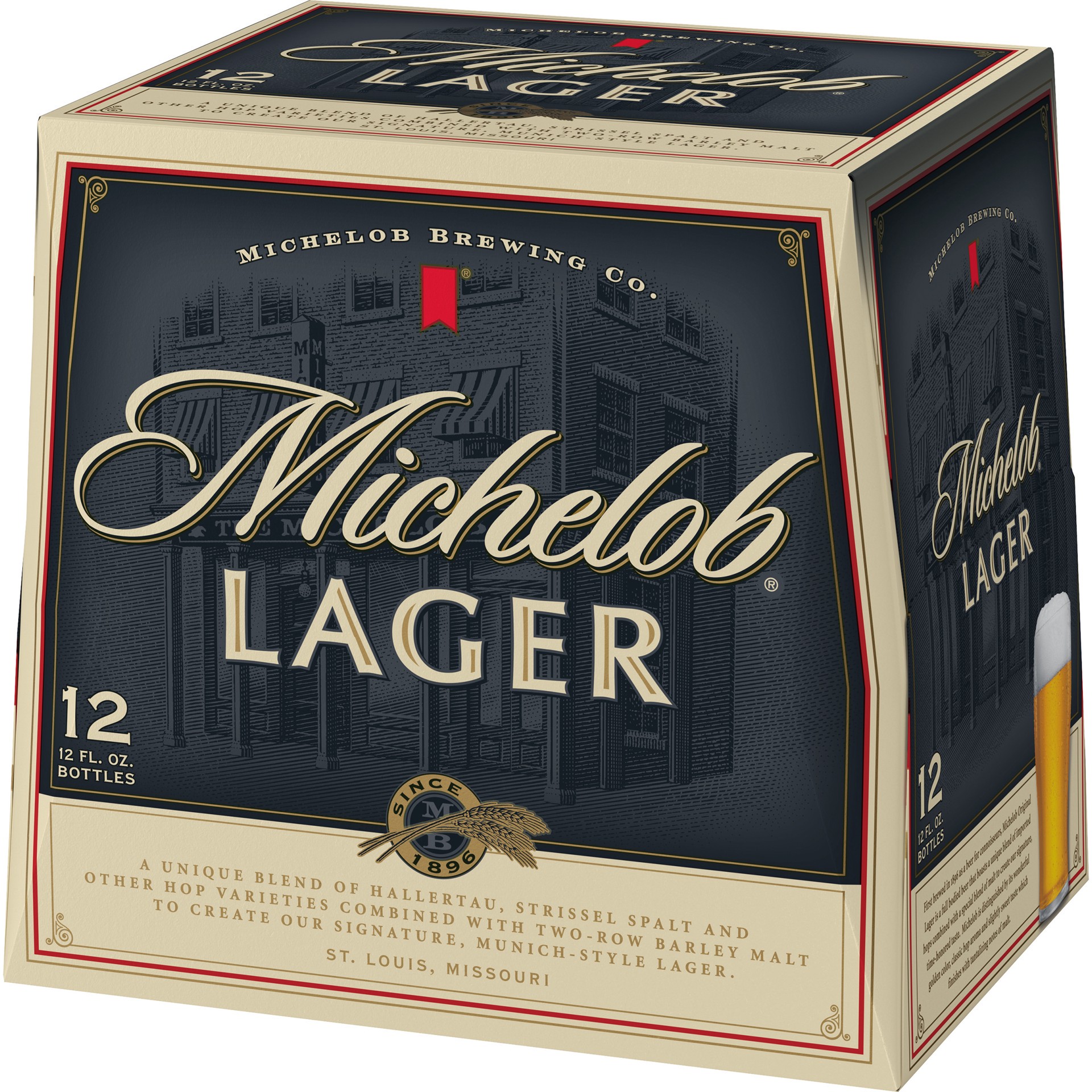 slide 2 of 4, Michelob Lager, 12 Pack 12 fl. oz. Bottles, 5% ABV, 12 ct; 12 oz