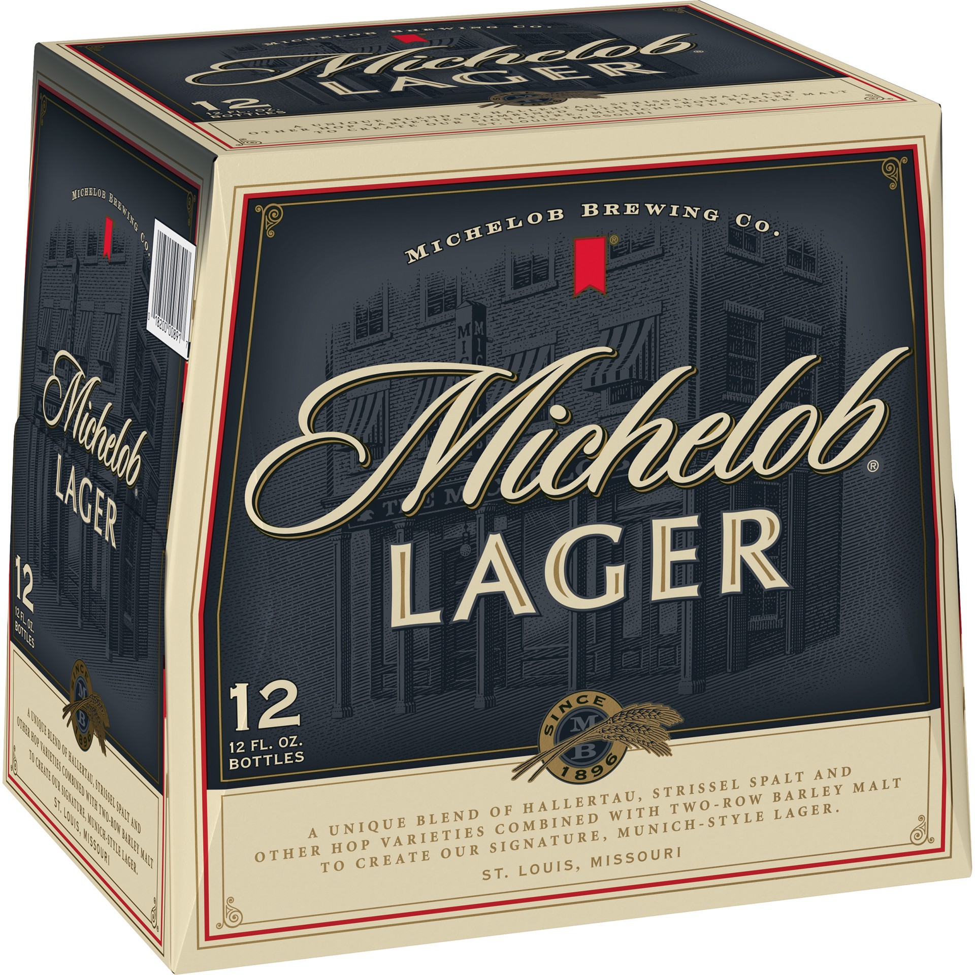 slide 4 of 4, Michelob Lager, 12 Pack 12 fl. oz. Bottles, 5% ABV, 12 ct; 12 oz