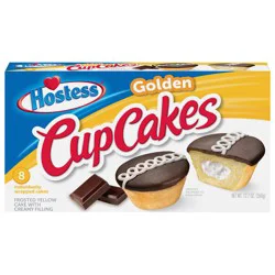 Hostess Cupcakes, Golden Snack Cakes, 12.7 Oz. Box (8 Ct.)