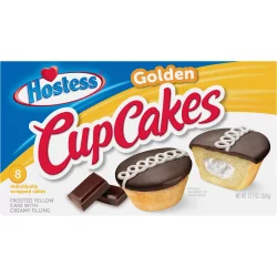 Hostess Golden Cupcakes