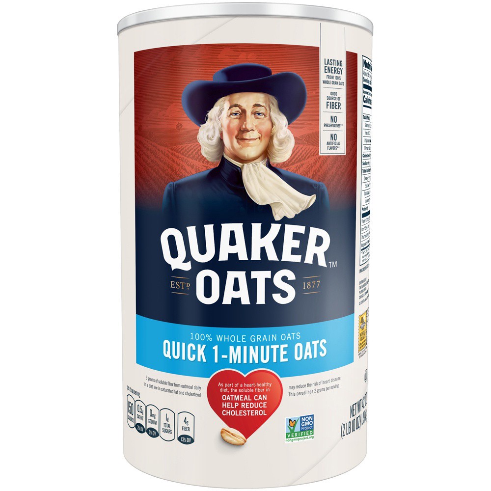 slide 4 of 4, Quaker Quick Oats, 42 oz