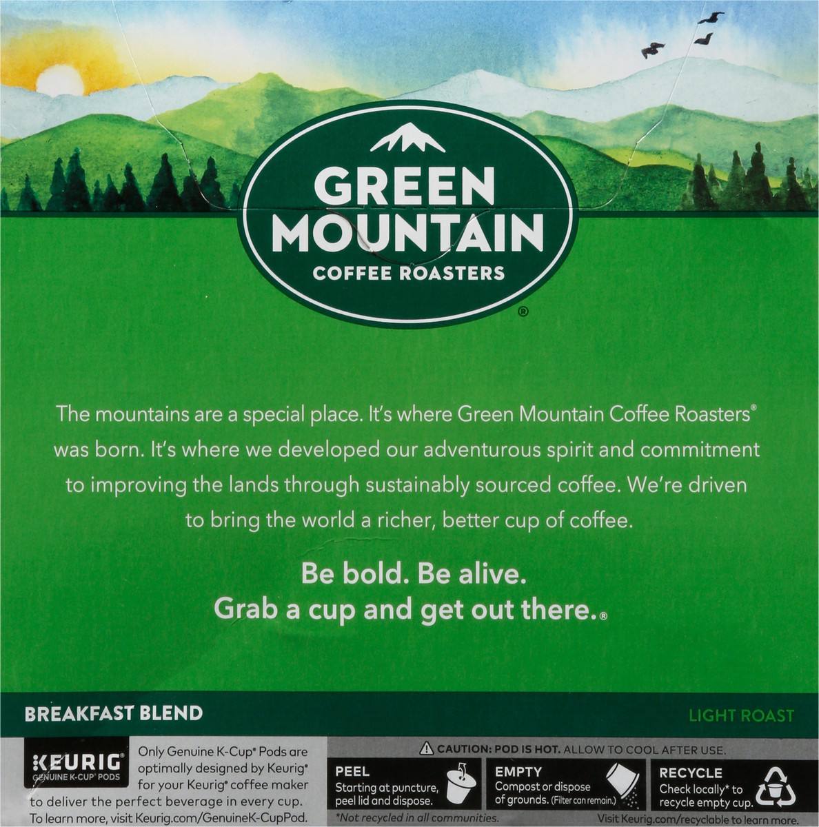 slide 2 of 9, Green Mountain Coffee Roasters Breakfast Blend Light Roast K-Cup Pods, 32 ct