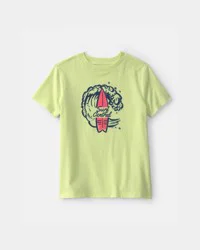 Carters Boys 'surf Central' Graphic Tee - Green Green S