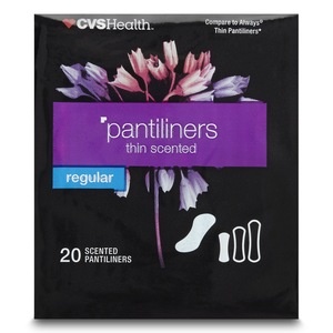 slide 1 of 1, CVS Health Thin Pantiliners Fresh Scent, 20 ct