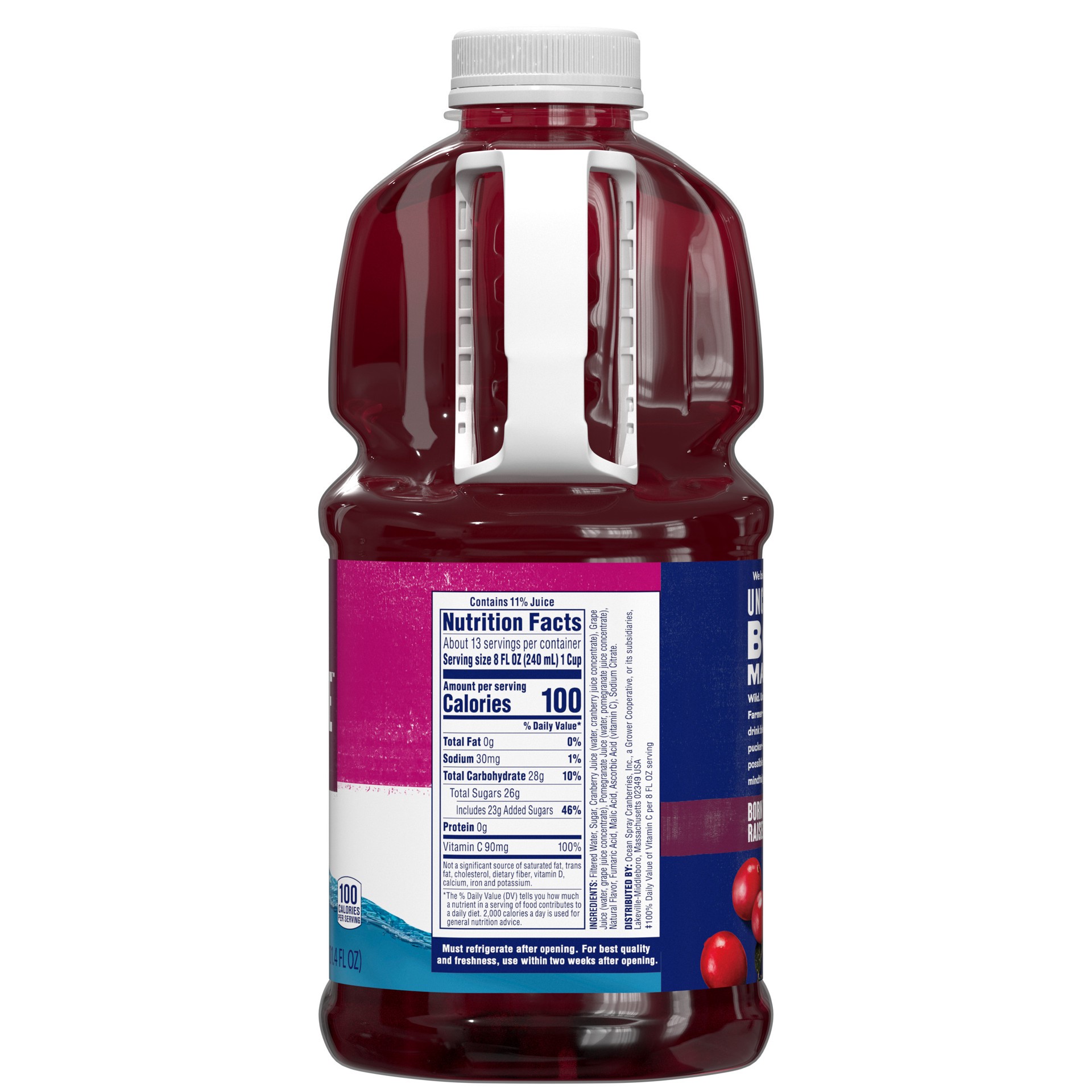 slide 4 of 6, Ocean Spray Cran-Pomegranate™ Cranberry Pomegranate Juice Drink, 101.4 Fl Oz Bottle, 101.40 fl oz