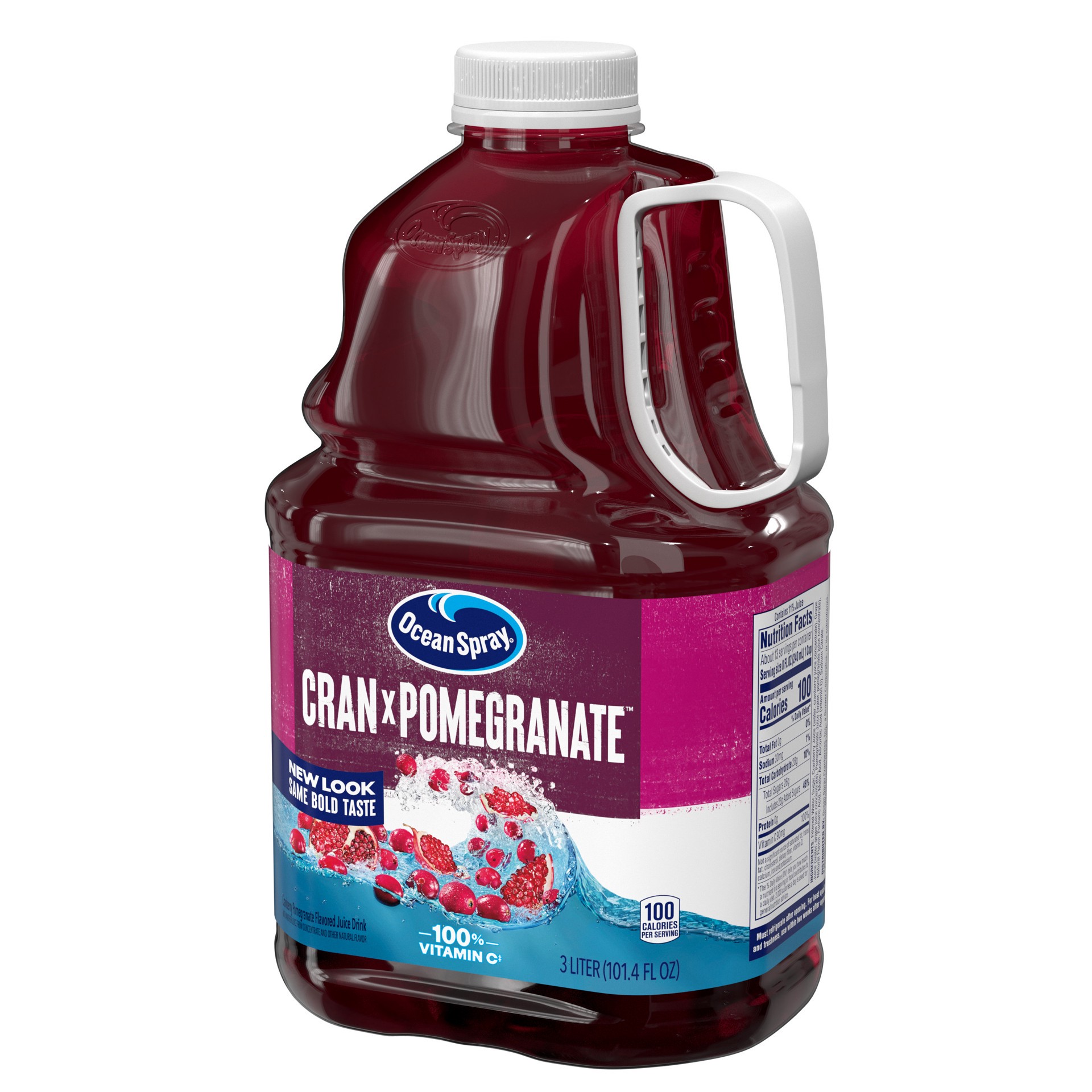 slide 5 of 6, Ocean Spray Cran-Pomegranate™ Cranberry Pomegranate Juice Drink, 101.4 Fl Oz Bottle, 101.40 fl oz