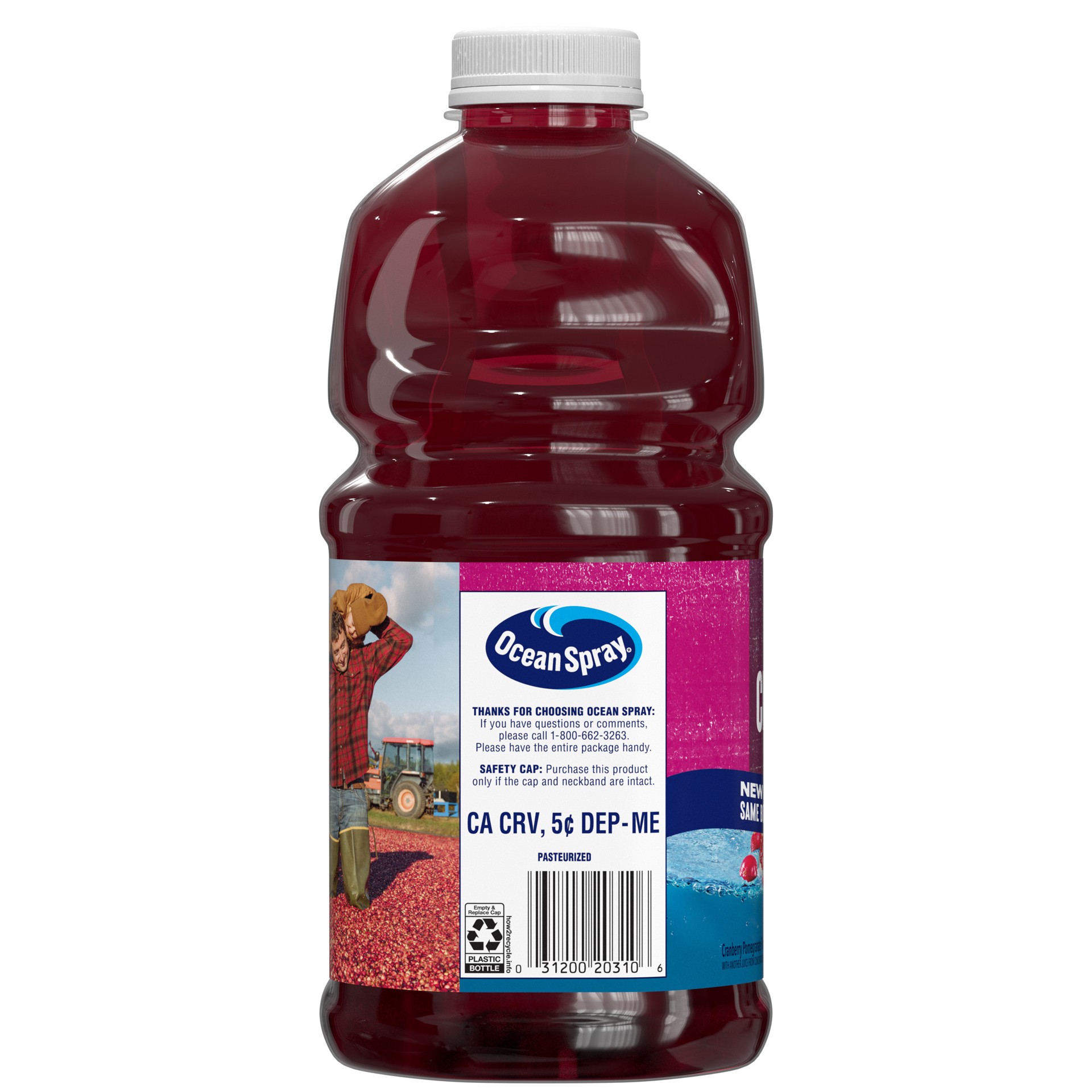 slide 6 of 6, Ocean Spray Cran-Pomegranate™ Cranberry Pomegranate Juice Drink, 101.4 Fl Oz Bottle, 101.40 fl oz