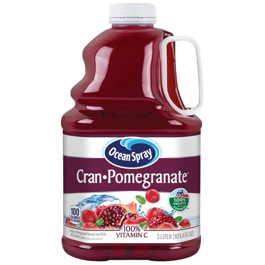 slide 1 of 5, Ocean Spray Flavored Juice Drink Cran-Pomegranate, 101.4 fl oz