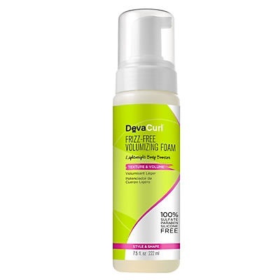 slide 1 of 1, DevaCurl Frizz-Free Volumizing Foam, 7.5 oz