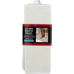 Royal Crest Non-Stick Rug White