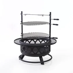 HD Outdoors Wood Burner With Grill, 1 ct
