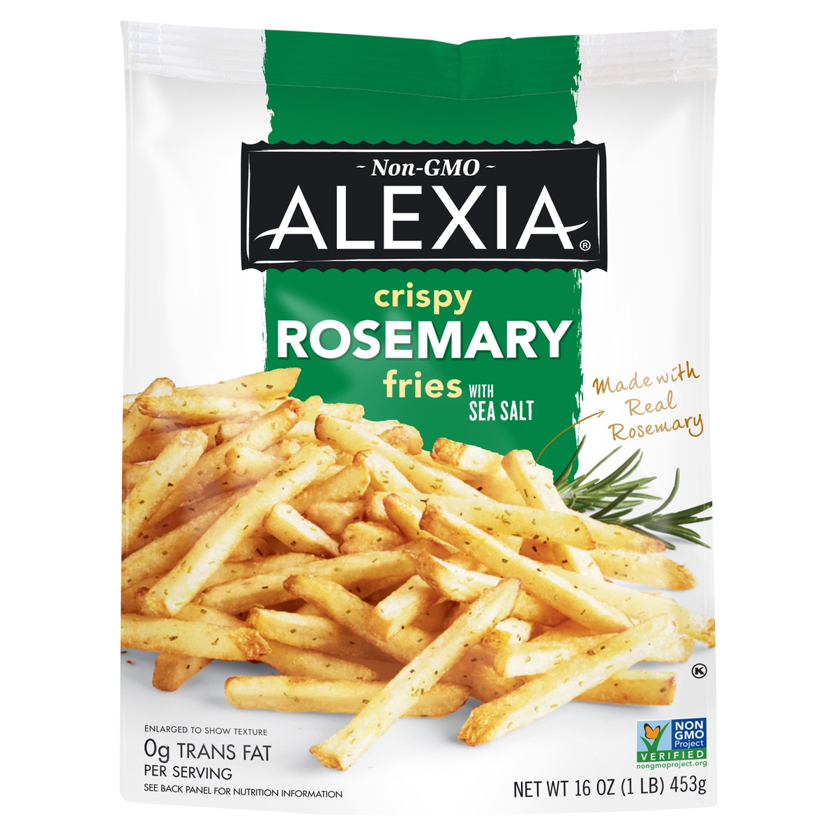 slide 1 of 1, Alexia Crispy Rosemary Fries with Sea Salt, 16 oz