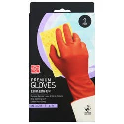 Harris Teeter Medium Extra Long 13-3/4 Inch Premium Gloves 1 ea Box