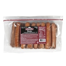 slide 1 of 1, Johnsonville Bratwurst Pork Sausage, 25 ct