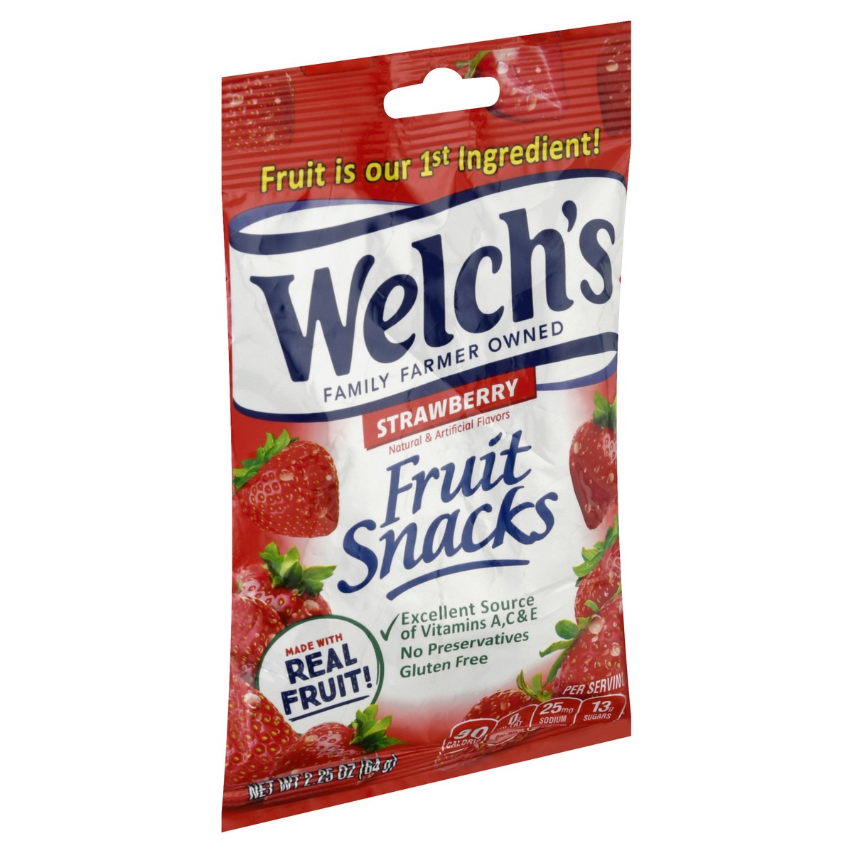 slide 5 of 9, Welch's Strawberry Fruit Snacks 2.25 oz, 2.25 oz