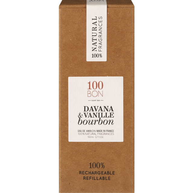 slide 1 of 1, 100Bon Natural Fragrances Davana&Vanille Bourbon, 1.7 oz