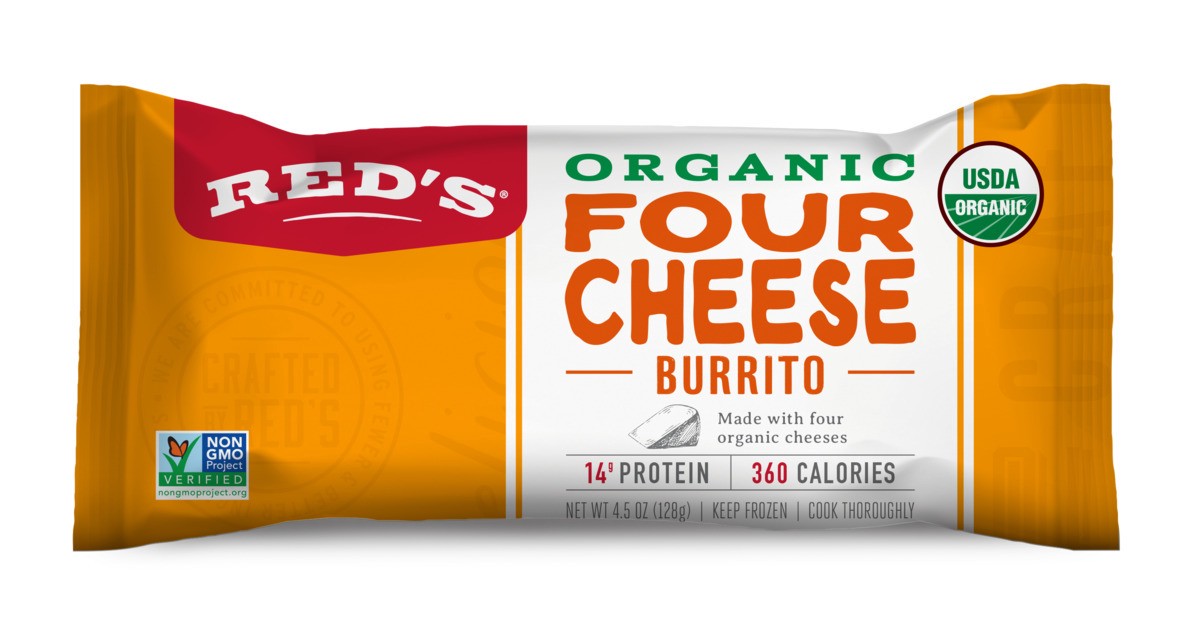 slide 1 of 1, Red's Burrito, 4.5 oz